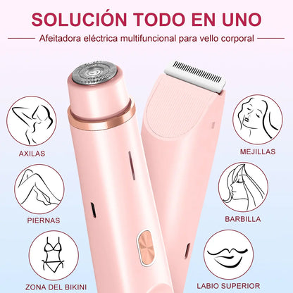 Depiladora Eléctrica Facial y Corporal para Mujer