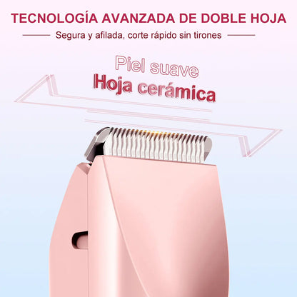 Depiladora Eléctrica Facial y Corporal para Mujer