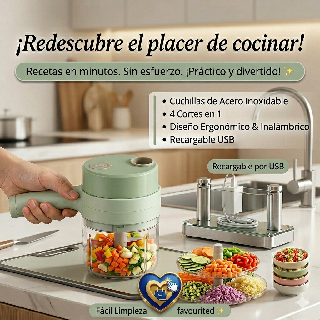 Cortador de Verduras Eléctrico