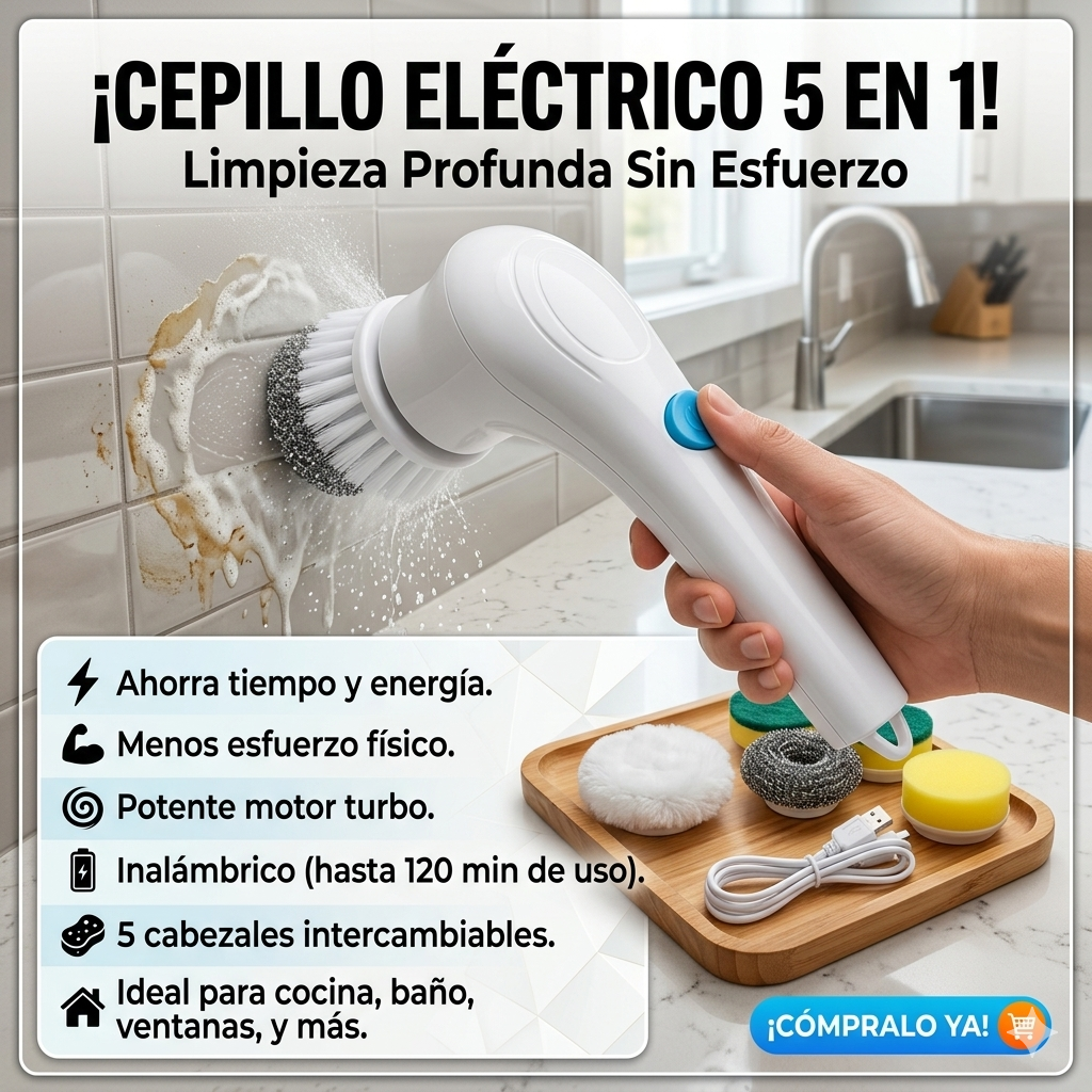 Cepillo Electrico 5en1