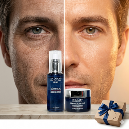 Pack Serum + Crema con Ácido Hialurónico para Hombre